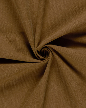 Tissu Toile Canvas Epaisse Marron - Mercerine