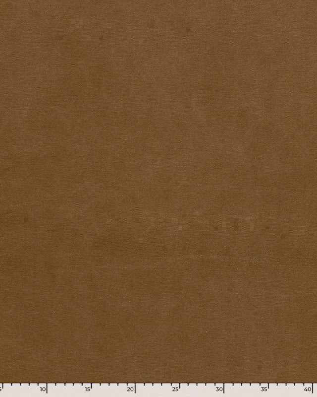 Tissu Toile Canvas Epaisse Marron - Mercerine