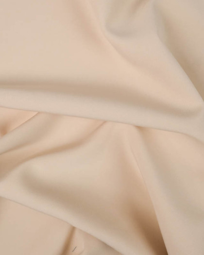Tissu sergé écru jupe pantalon veste - Mercerine