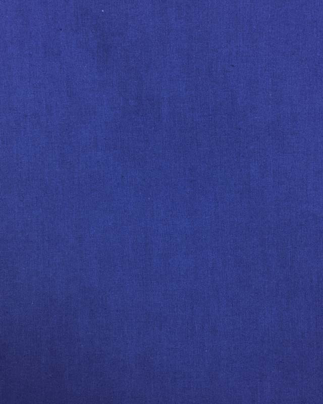 Coupon - Voile de coton Bleu roi - par 10cm