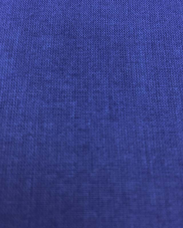 Coupon - Voile de coton Bleu roi - par 10cm