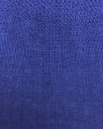 Coupon - Voile de coton Bleu roi - par 10cm