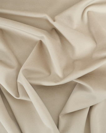 Velours Suédine Ameublement Beige Victor - Mercerine