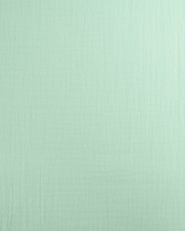 Tissu Gaze de Coton Menthe Thaïs - Mercerine