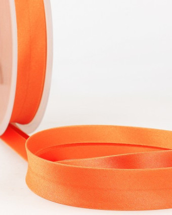 Biais satin orange - Mercerine