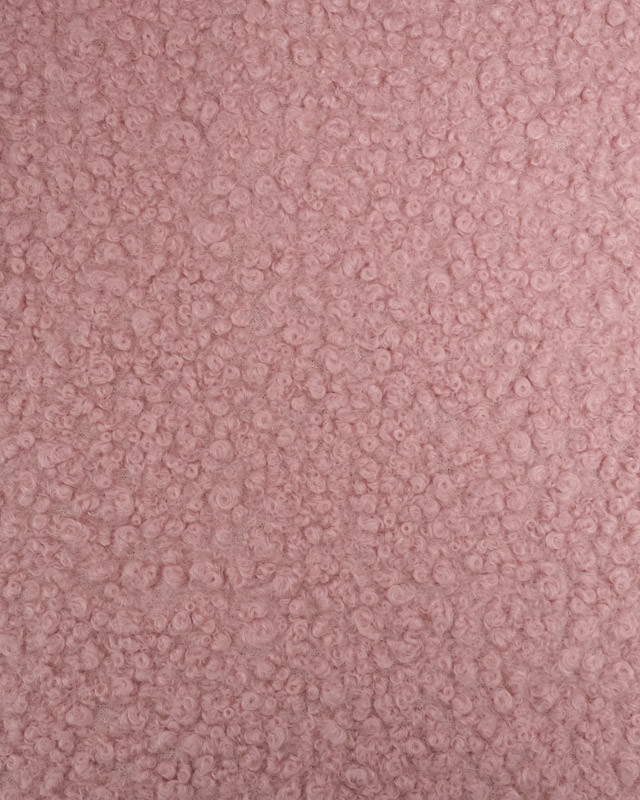 Tissu Bouclette Rose - Mercerine