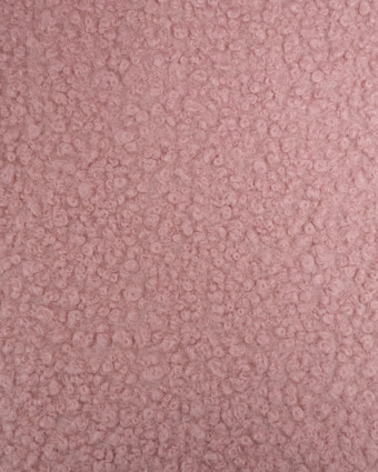 Tissu Bouclette Rose - Mercerine