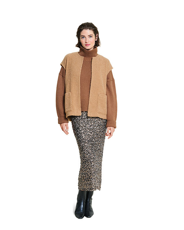 Patron Pull, Gilet & Veste Burda 5590 - Mercerine