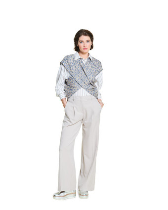 Patron Pull & Veste Burda 5593 - Mercerine