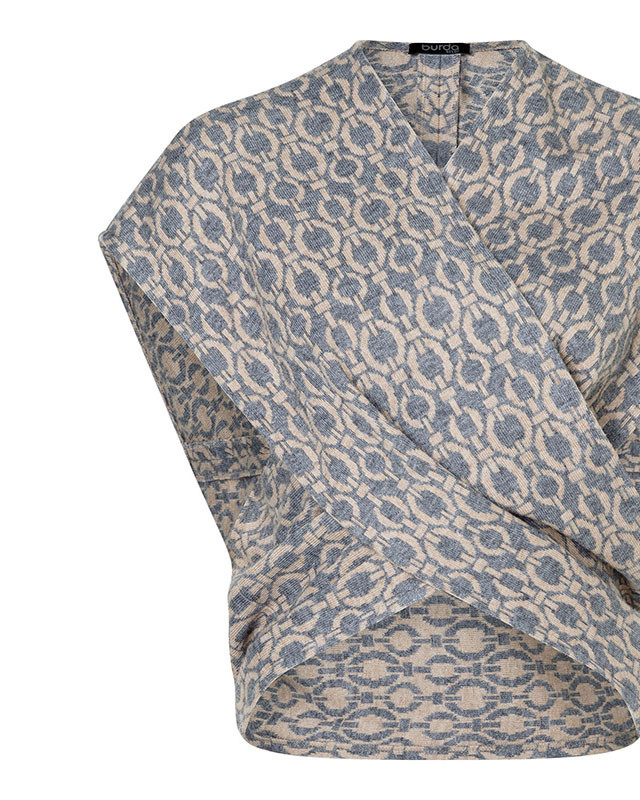 Patron Pull & Veste Burda 5593 - Mercerine