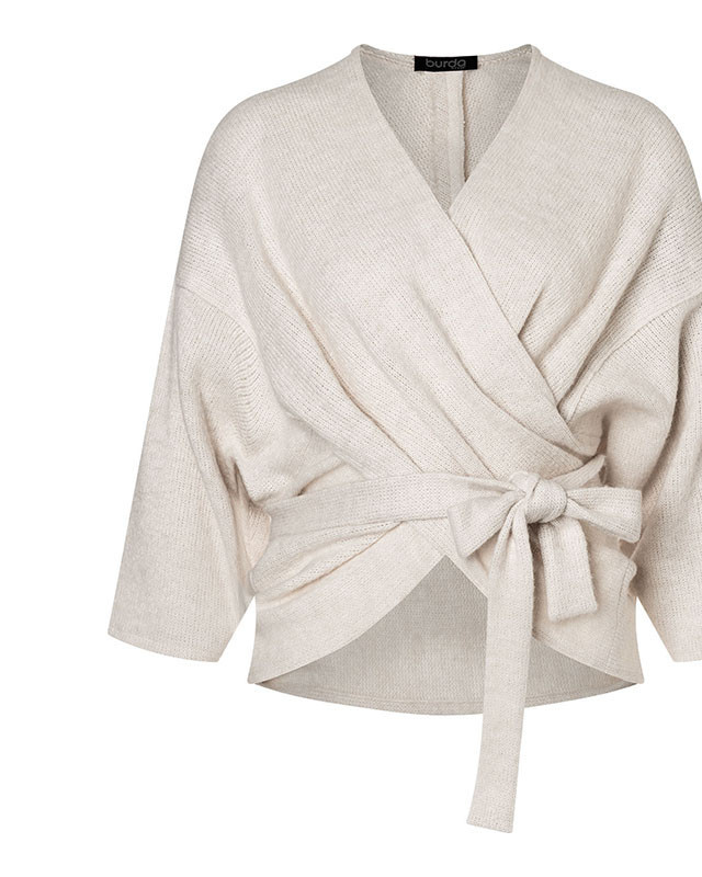 Patron Pull & Veste Burda 5593 - Mercerine