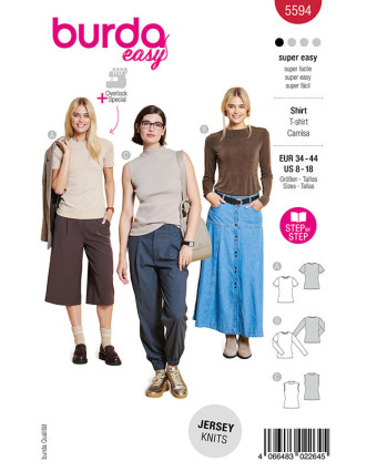 Patron Top Burda 5594 - Mercerine