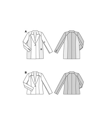 Patron Blazer Burda 5601 - Mercerine