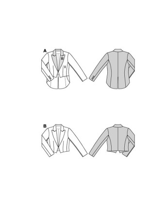 Patron Blazer Burda 5602 - Mercerine