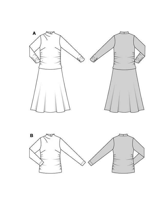 Patron Robe & Top Burda 5616 - Mercerine