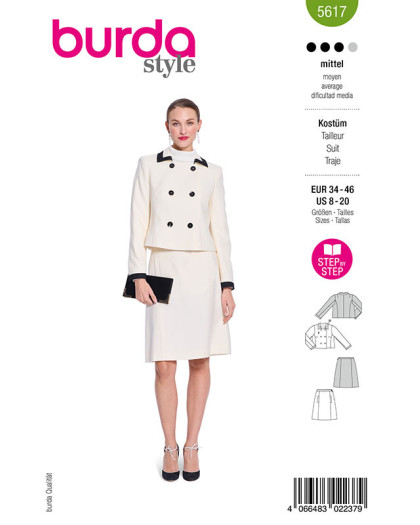 Patron Costume Burda 5617 - Mercerine