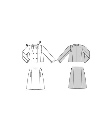 Patron Costume Burda 5617 - Mercerine