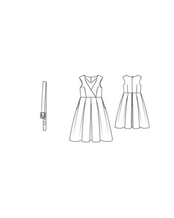 Patron Robe Burda 5618 - Mercerine