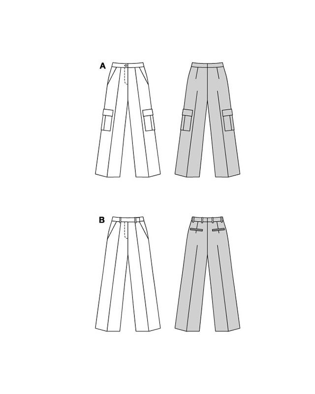 Patron Pantalon Burda 5621 - Mercerine