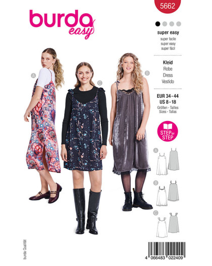 Patron Robe Burda 5662 - Mercerine