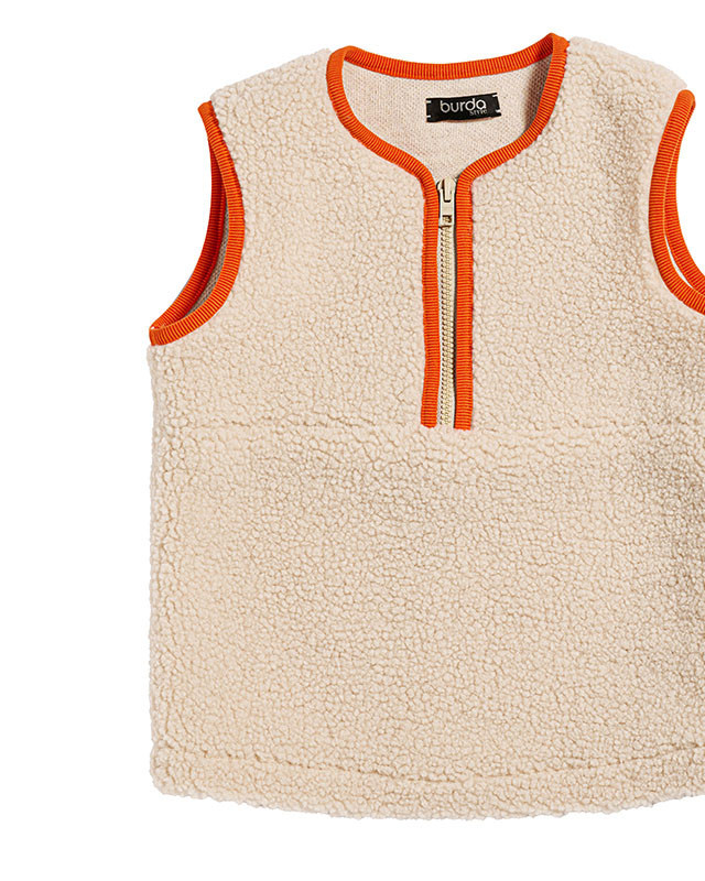 Patron Pull & Gilet Burda 9183 - Mercerine