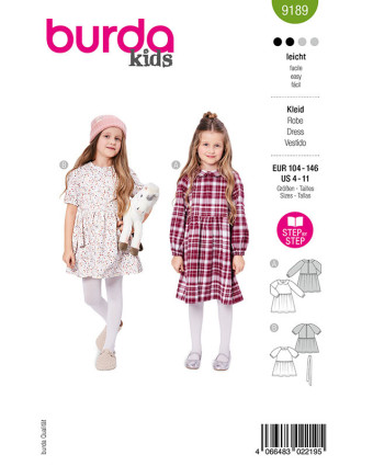 Patron Robe Burda 9189 - Mercerine