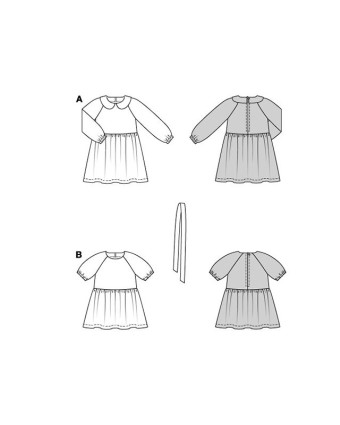 Patron Robe Burda 9189 - Mercerine