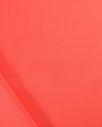 Tissu Viscose Rose Corail - Alina - Mercerine