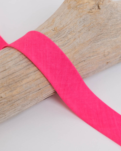 Biais 20mm Rose Fluo - Mercerine