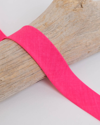 Biais 20mm Rose Fluo - Mercerine