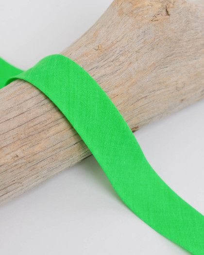 Biais 20mm Vert Fluo - Mercerine