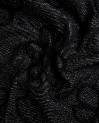 Jean Broderie Tulle Suzon Noir - Mercerine