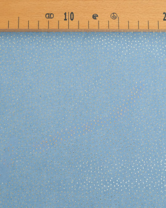 Chambray Mini Pois Lurex Or - Mercerine