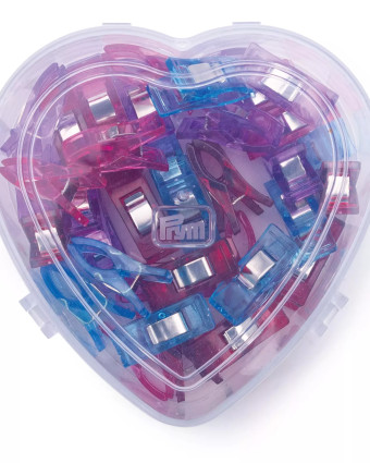 Pinces à Tissu Prym Love - Boite de 40 pièces - Mercerine