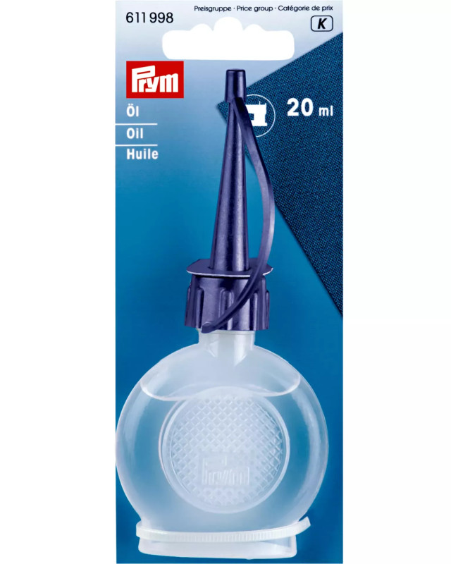 Huile pour Machines à coudre - 20ml - Prym - Mercerine