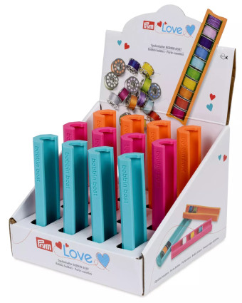 Porte Canette Individuel  Prym - Bleu / Orange / Rose  - Mercerine