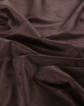Tissu Suédine Epais Brun