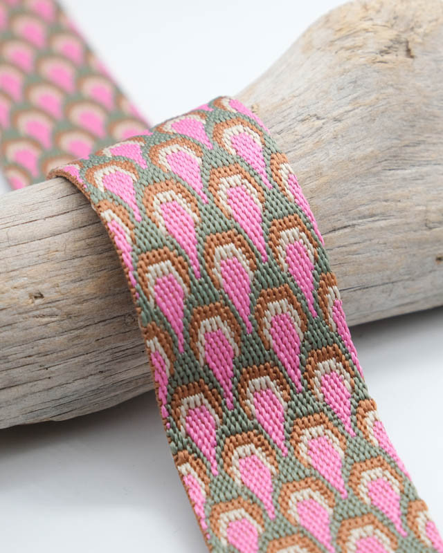 Sangle Fantaisie Paon - 4 Coloris