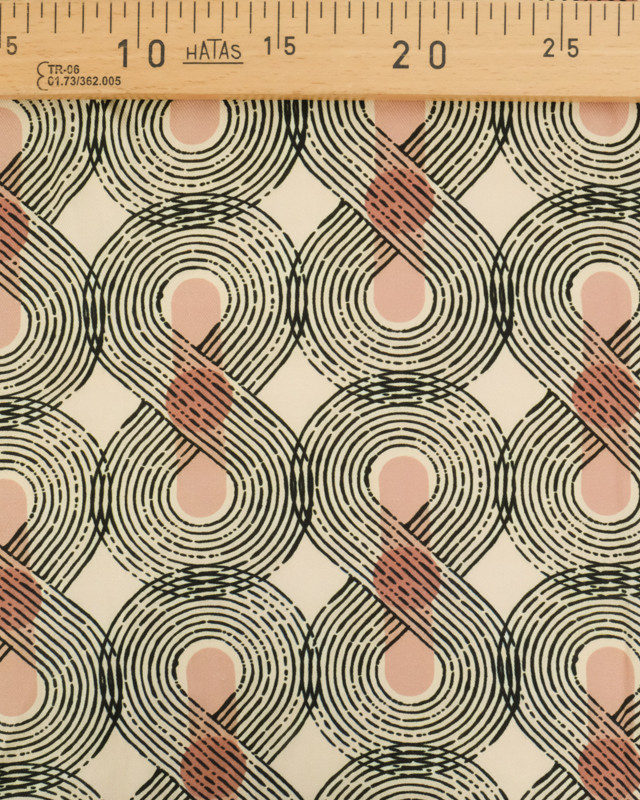 Tissu Viscose Twill Psyche Cappucino - Mercerine