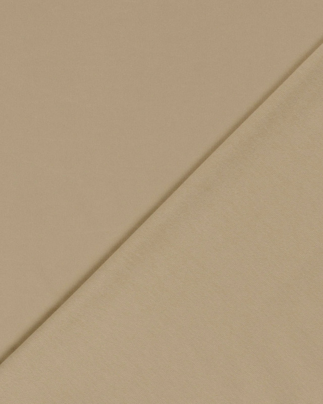 Tissu Jersey Epais Doux Beige - Mercerine