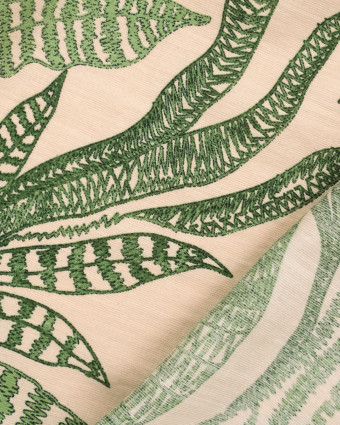 Viscose Mélangée Imprimé Marie Rose Ecru Rosé - Mercerine