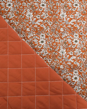 Tissu Matelassé Double Face Anaé Terra - Mercerine