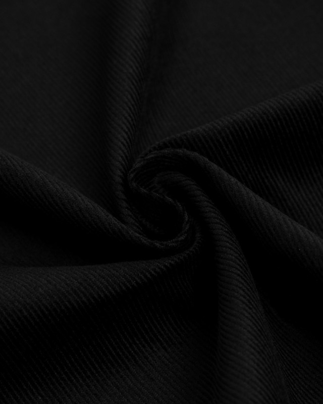 Velours Milleraies Auguste Noir - Mercerine