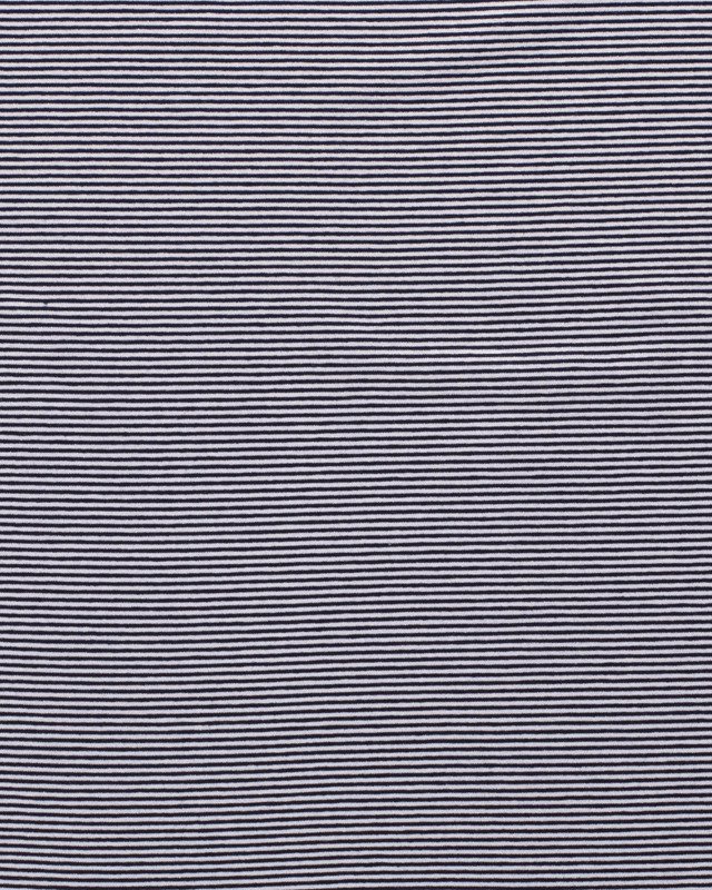Tissu au mètre : Jersey Viscose Fine Rayure Bleu - Mercerine