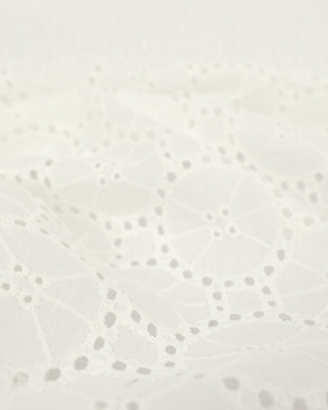 Broderie Anglaise écru Oriental Palace - Mercerine