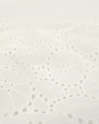 Broderie Anglaise écru Oriental Palace - Mercerine