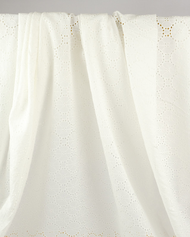 Broderie Anglaise écru Oriental Palace - Mercerine