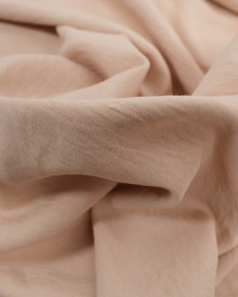 Tissu Beige Effet Texturé Oekotex - Mercerine