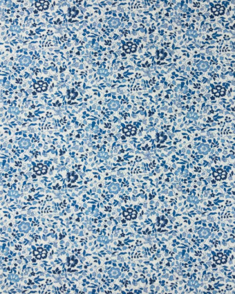 Coton Liberty Fabrics Katie and Millie C bleu - Mercerine