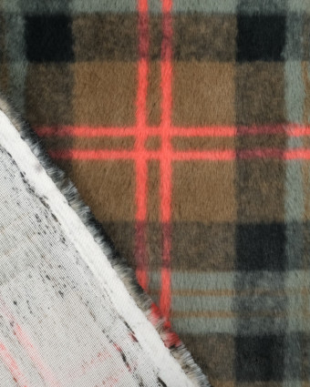 Fausse fourrure à Carreaux  - Mercerine